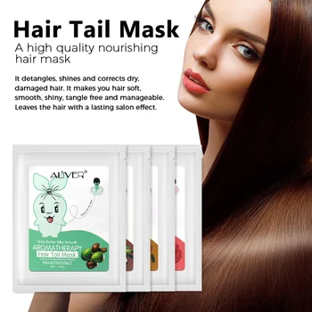 

ALIVER Hair Tail Film Free Steaming Deep Nourishing Hair Care Essential Oils Repair Hair Tail Dry Edgy Fork Product Q1