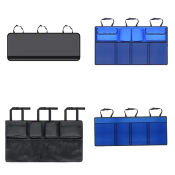 

Car Trunk Storage Bag Large Capacity With Net Pocket Rear Seat Back Bag Clutter Storage Hanging Bag