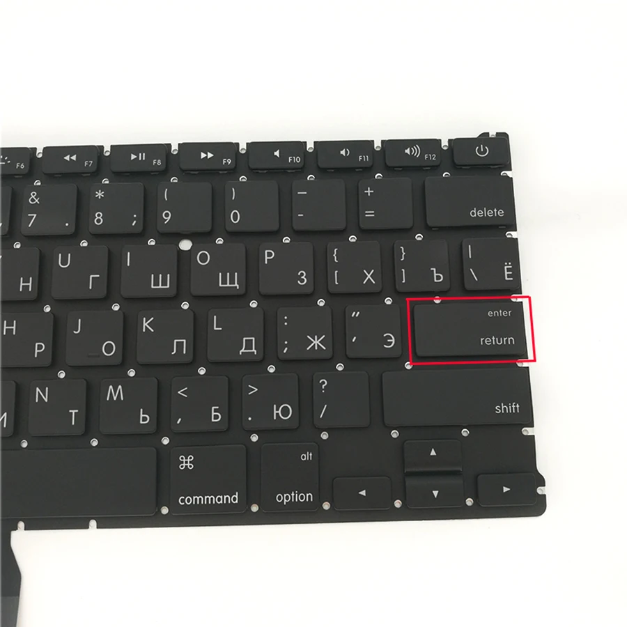 3 шт./лот США Россия Русская клавиатура для ноутбука Macbook Air 1" A1369 A1466 Клавиатура 2011 2012 2013 лет