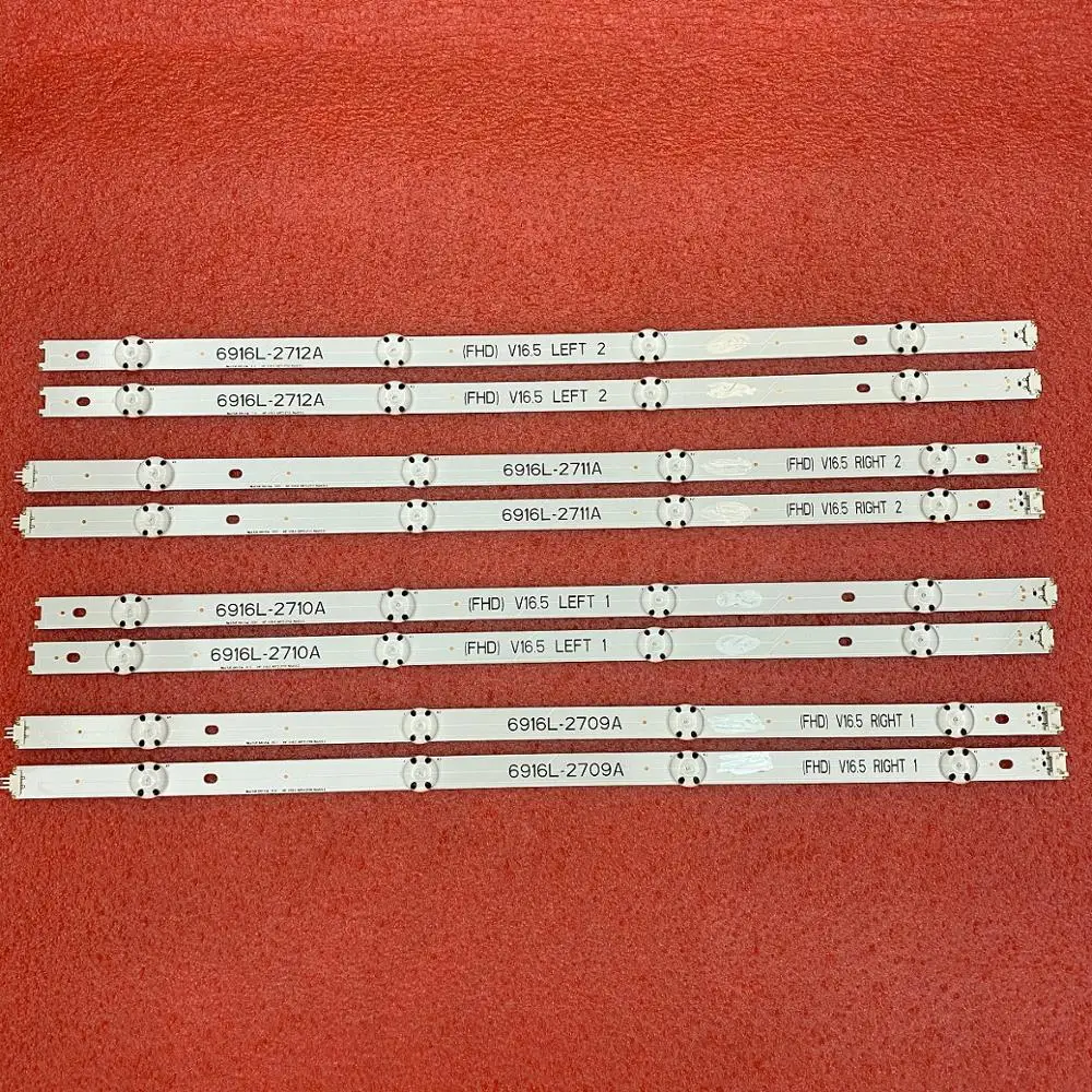 Светодиодная лента для подсветки LG 49LH570V 49LH5100 49LJ510M 49UH610V 49LH570 49LH590V 49UH603V 49UH620V 49LW340C