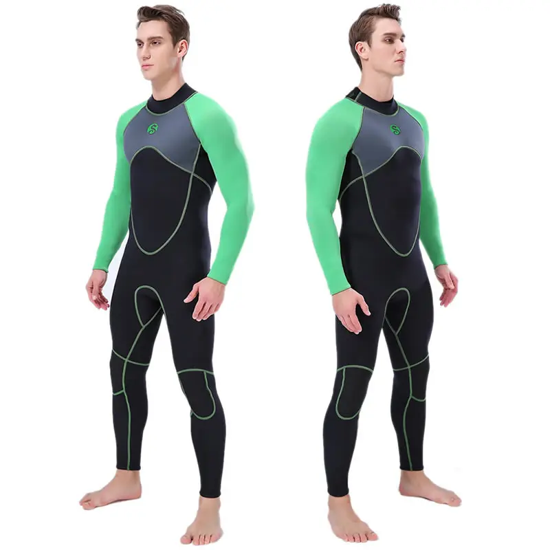 Details about   SLINX 3MM Neoprene Wetsuit Men Scuba Diving Suit Full Body Thermal Swimsuit 