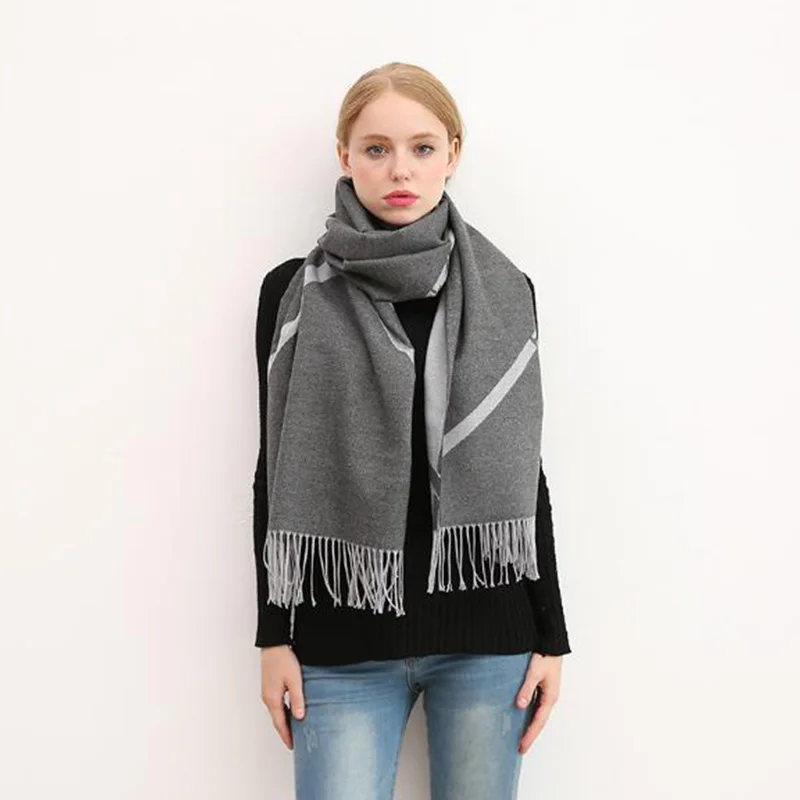 VISROVER-2018-Fashion-New-double-sided-plain-simple-warm-scarf-female-autumn-and-winter-thick-long