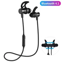 SLS-100 V4.1 Беспроводная bluetooth-гарнитура спортивные музыкальные наушники-вкладыши с микрофоном для Apple Android