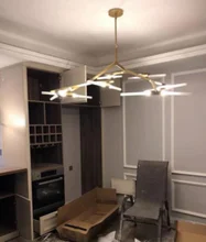 Restaurant Chandelier Post Villa-Tree-Branch-Lamp Nordic Modern-Designer Tree-Fork