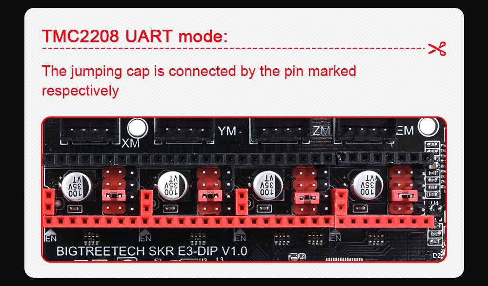 BIGTREETECH SKR E3 DIP плата контроллера 32 бит для Ender 3/5 части 3d принтера+ TMC2208 UART TMC2130 A4988 VS SKR V1.3 SKR MINI