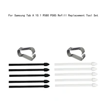 

Suitable for Samsung Tab A 10.1'' P580 P585 Refill Replacement Tool Set Replacement nib for S Pen (black ,White)