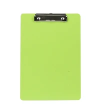 4 шт документы Пластик офисные Плита держателя канцелярских принадлежностей A4 скругленный угол документ Простой Прозрачный школьная однотонная папки с зажимом