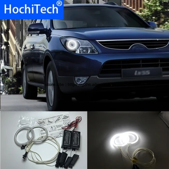 

HochiTech For Hyundai veracruz ix55 2007-2012 Ultra Bright Day Light DRL CCFL Angel Eyes Demon Eyes Kit Warm White Halo Ring