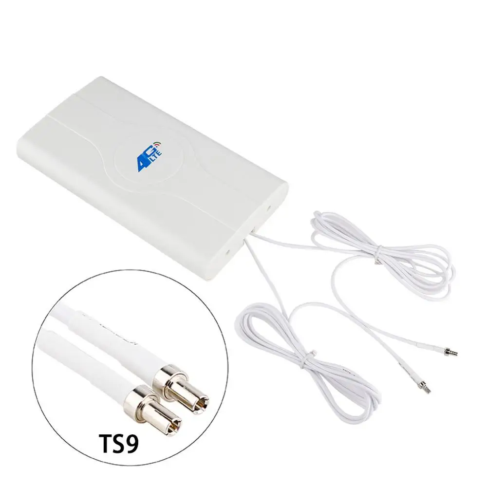 88dBI 4G LTE Антенна мобильная антенна усилитель сигнала mImo панельная 2 * SMA male/TS9/CRC9
