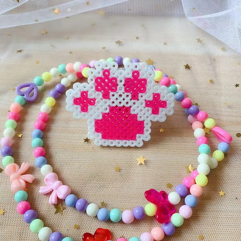 As shown in figure Вечерние EDM музыкальный фестивальный рейв светодиодный ниппель Kandi ожерелье мягкая голова диско ниппель клуб электронное ожерелье с символом звуковой волны оборудование - Окраска металла: As shown in figure
