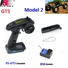 FlySky FS-GT5 2,4G 6CH RC Transmitter Fernbedienung mit FS-BS6 Empfänger für RC Auto Crawler Boot Fahrzeug RC Modell teile