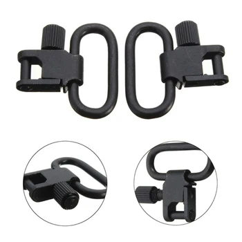 

2 Pcs Shortgun Quick Detach 1inch Sling Swivel Strap Buckle Set H7JP