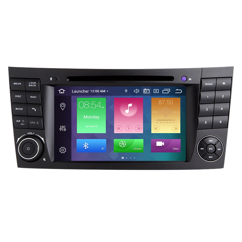 DSP 2 din Android 9 автомобильный DVD мультимедиа для Mercedes Benz e-класс W211 E200 E220 E300E350 E240E280 CLS класс W219 gps Радио Аудио