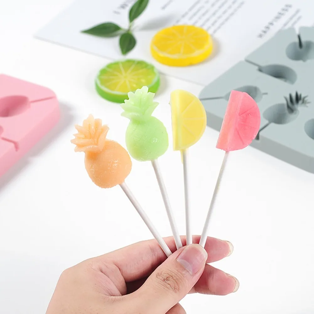 Christmas sugar mold fruit elephant love baking chocolate mold lollipop mold silicone fondant mold chocolate candy craft 30S18 (5)