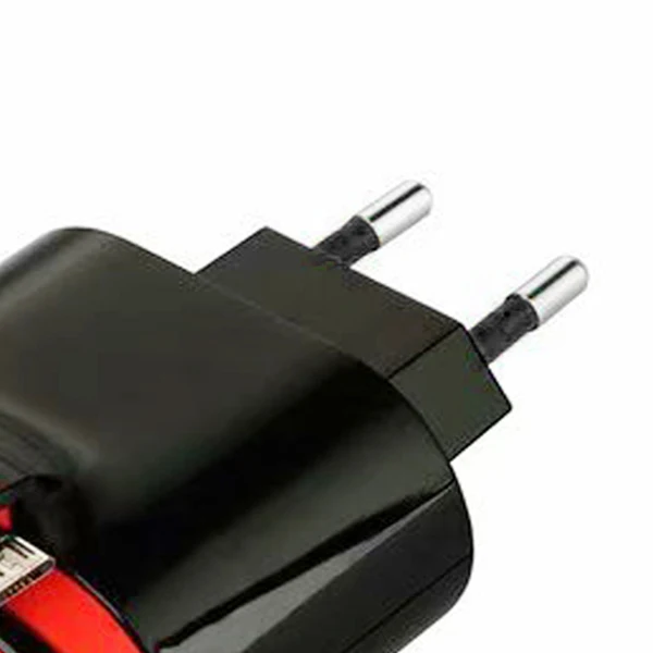 Быстрое зарядное устройство для путешествий с двумя usb-разъемами европейского стандарта и кабелем Micro-Usb
