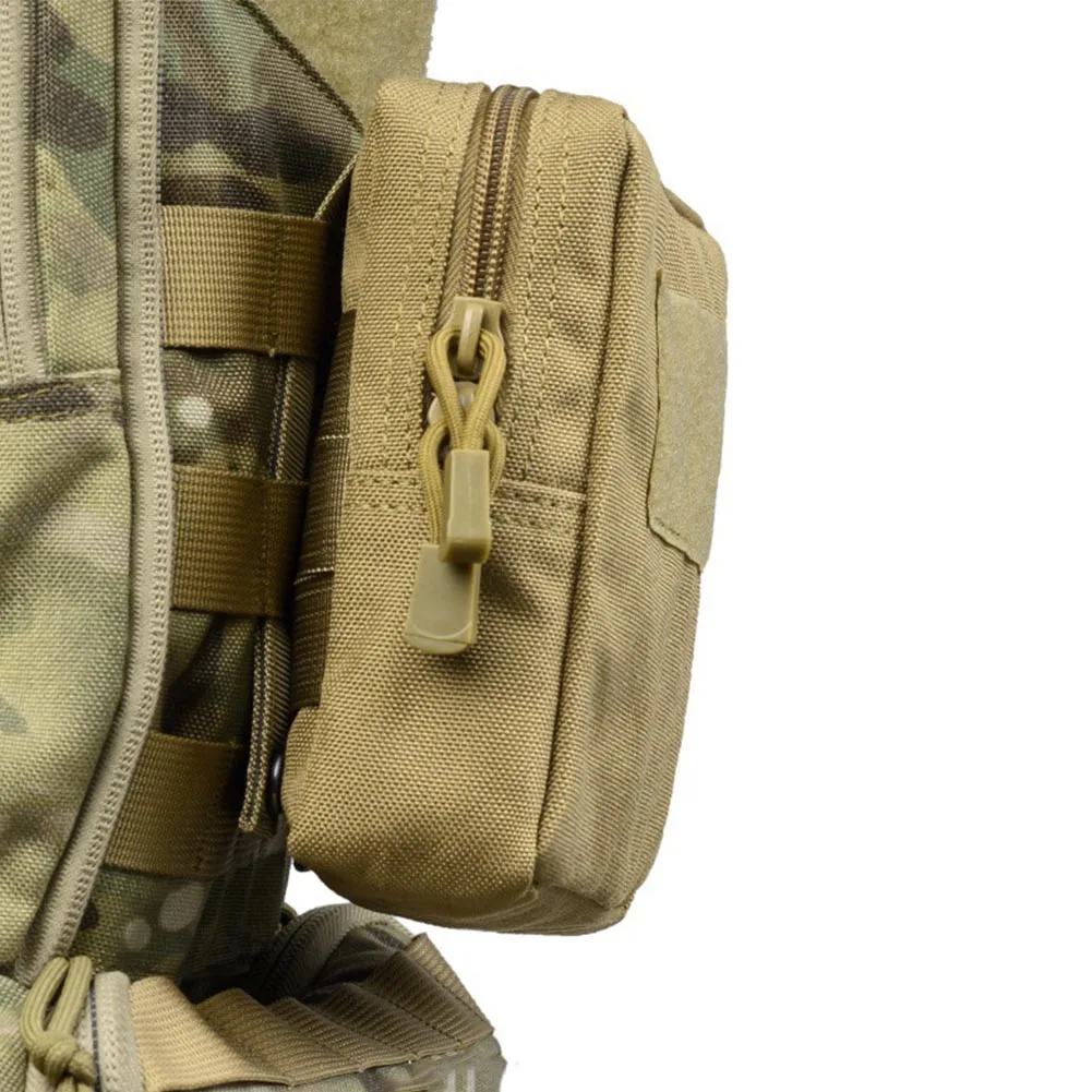 Khaki Инструмент для хранения износостойкая многофункциональная сумка на пояс прочные аксессуары для упаковки молния Открытый военный тактический Повседневный Охота - Цвет: Khaki