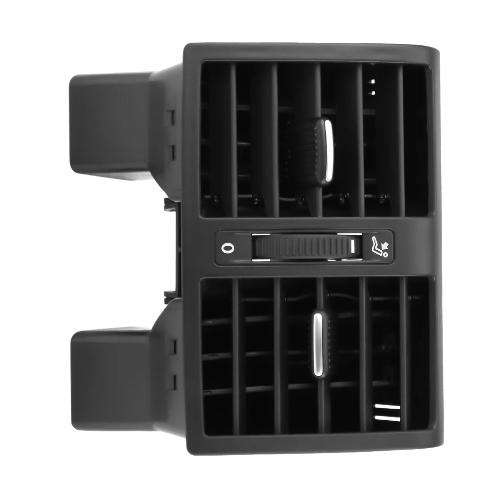 Черный центральной консоли сзади AC кондиционер Выход Vent 1TD819203A 1T0819203B для touran Caddy 04-15 2004 2008 2010 2012