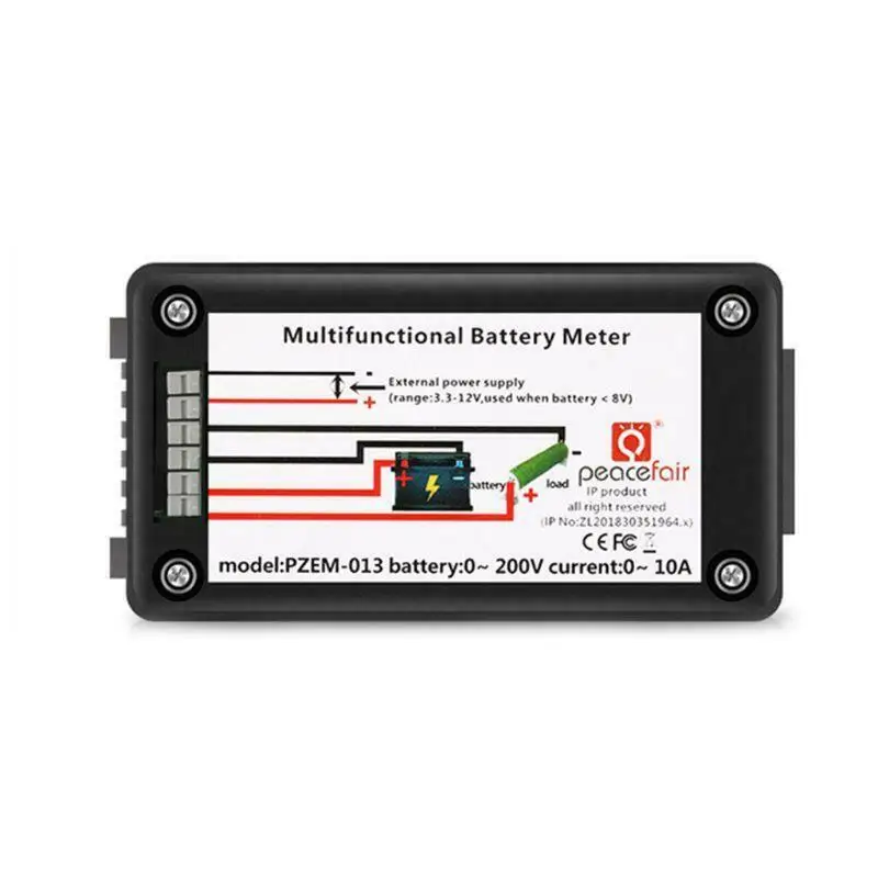 PZEM-015 Battery Tester DC Voltage Current Power Capacity Internal And External Multimeter Battery Tester Monitor