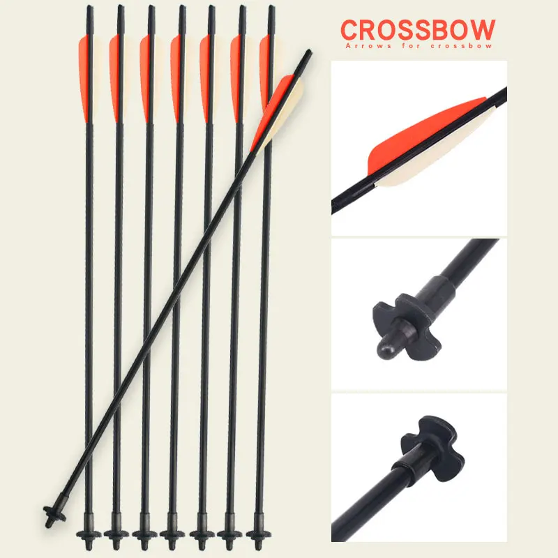 

1/3/6pcs Fibreglass Arrow for Recurve/Compound Bow Hunting And Shooting Cross Bow Archery Accessories 23 inches Archery Target