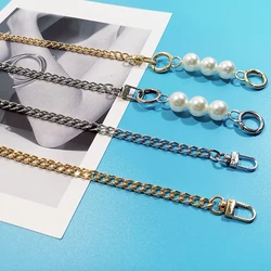 60-130cm Pearl Purse Strap Extension Chain for Crossbody Shoulder Bag Handbag DIY Purse Replacement Charms Bag Accessories
