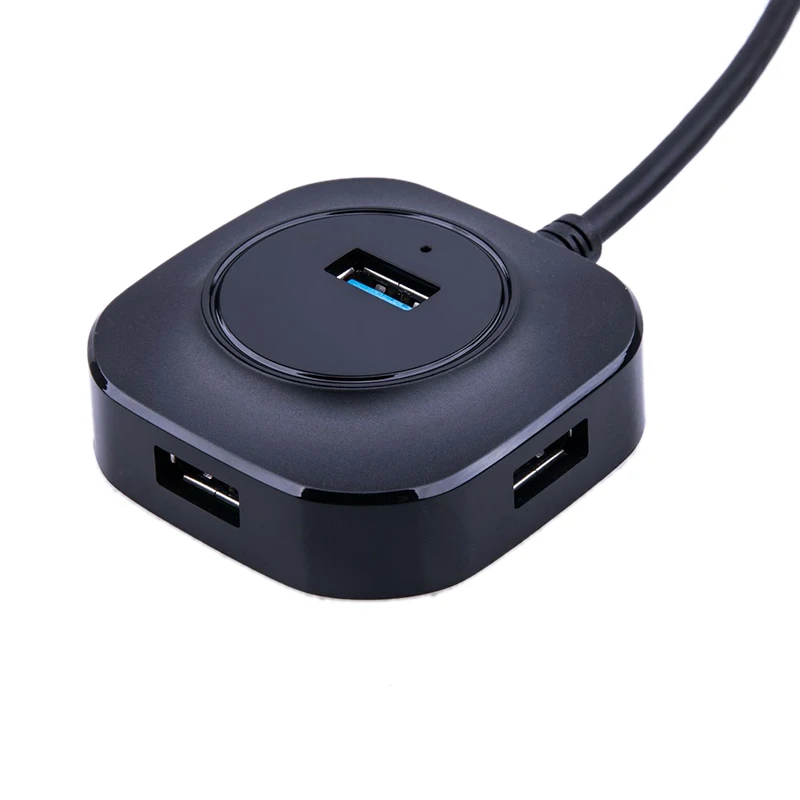 4-port USB 3.0/2.0 Hub Adapter, Splitter For Win XP/2000/7/Vista Support Hot-swap With Frosted Appearance