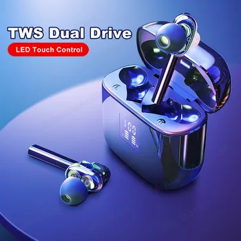 

TWS Earphone Dual Drive Wireless Bluetooth 5.0 Earphones Headphones Mini Headsets True Wireless Earbuds For All Phone With Mic
