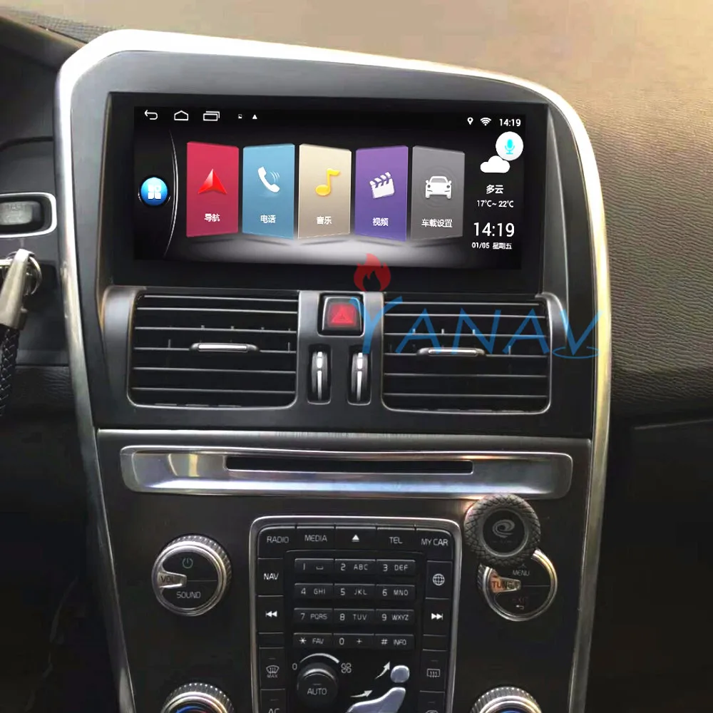 Автомагнитола с GPS навигацией для Volvo XC60 2009 2017 автомагнитола правой рукой