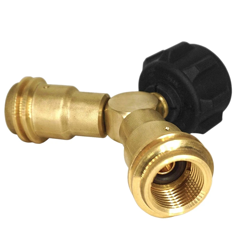 Пропан x1. Трехходовой разветвитель пропана qcc 3 y. splitter for propane tank. fuel line tank splitter adapter diesel.