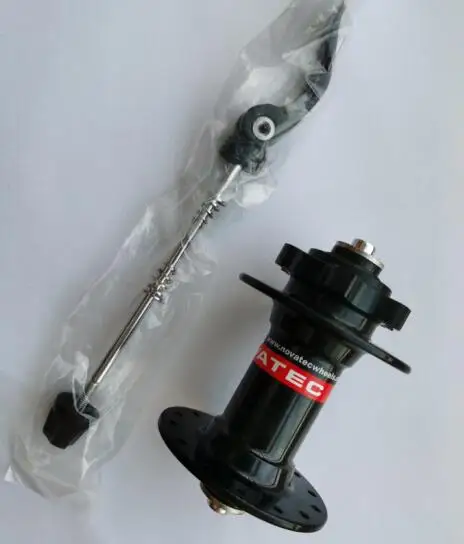 32h black only front Novatec велосипедная ступица MTB D041SB D042SB горный велосипед втулки передние+ задние+ быстросъемный комплект дисковых подшипников 28 32 36 отверстий - Цвет: 32h black only front
