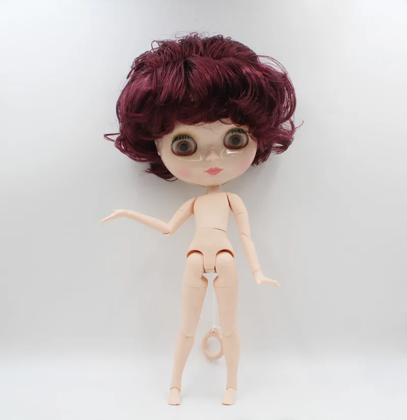 Free Shipping colorful RBL-914B DIY Blyth doll fashion hair 4 big eyes man body 1/6 BJD special price boy toy girl birthday gift | Игрушки и