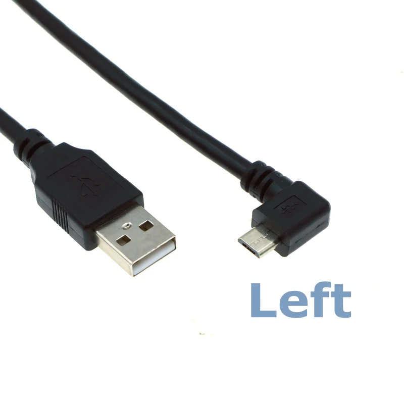 90-Degree Micro USB Male to USB Male Data Charging Cable for Mobile Phone, Tablet, and Driving Recorder - Available in 0.3m-5m Lengths Description Image.This Product Can Be Found With The Tag Names Computer Cables Connecting, Computer Peripherals, PC Hardware Cables Adapters, Up down left and right