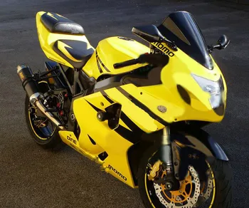 

Motorcycle Fairing Kit for GSXR 600 750 K4 04 05 GSXR600 GSXR750 2004 2005 ABS Yellow black Fairings set+gifts SA09