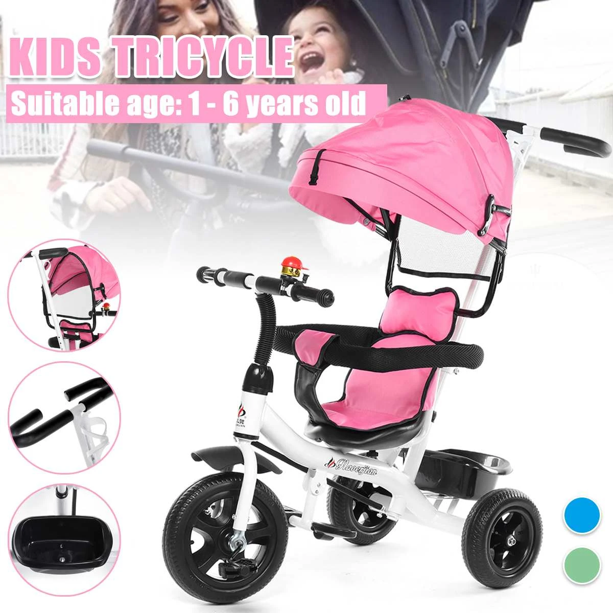 אור תינוק עגלת מכונית נייד מתקפל תינוק עגלת קל משקל עגלת עגלת תינוק תלת  אופן לילדים אופני 3 גלגל אופניים|עגלות קלות משקל| - AliExpress