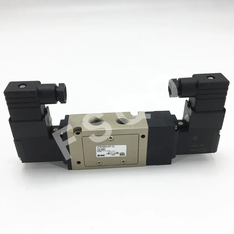 VFS3320-5T-02 SMC 5 портов с ручным управлением электромагнитный клапан металлический замок корпус порт ed VFS3000 серии пневматический компонент воздушные инструменты