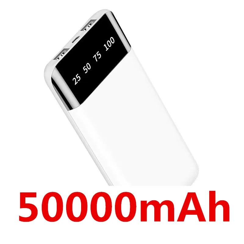 Power Bank 90000Mah 2USB Portable Charger Travel Power Bank Fast Charge Mobile Power Bank 10000 Fast Charger portable battery charger Power Bank