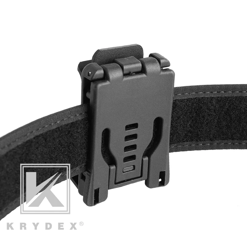 

Тактическая Подставка для наушников KRYDEX IPSC, совместимая с ремнем 1,5-2 дюйма для Peltor MSA IMPACT Walker's Razor, держатель спортивной гарнитуры