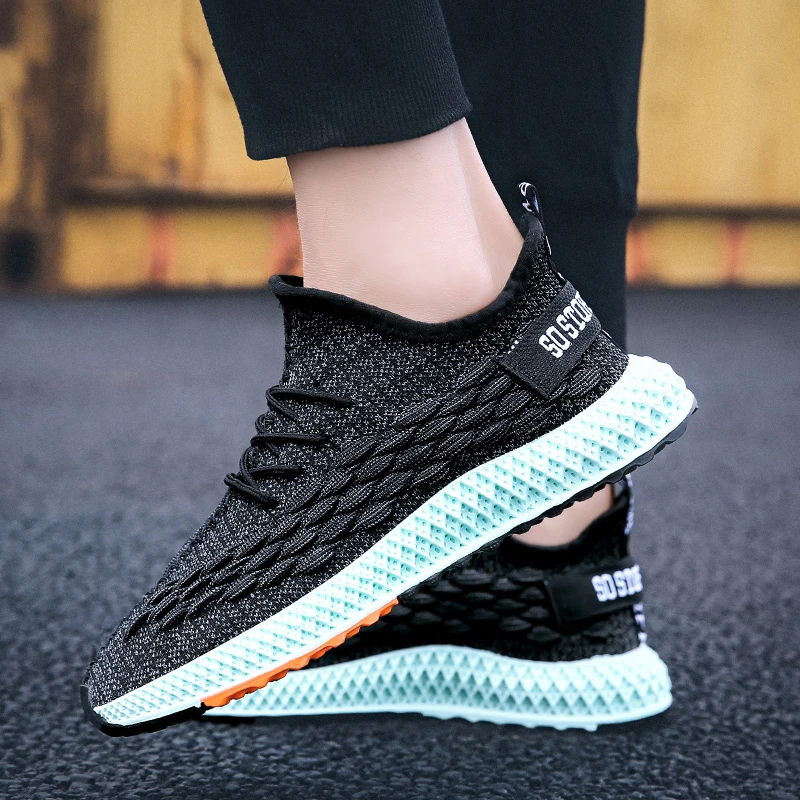 

Leisure Ventilation Running Shoes 2019 New Style Cushioning Sport Shoes Dry And Breathable Hikers Lithe Comfortable Sneakers D
