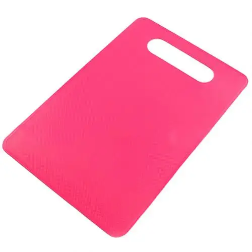Magenta Кухонные принадлежности, полезный пластик, 1 шт., разделочная доска, Нескользящие матовые инструменты для овощей и мяса, карамельные цвета, разделочная доска, кабана - Цвет: Magenta