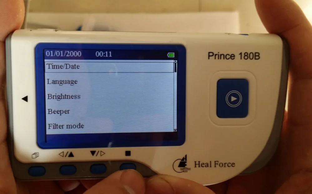 Портативный домашний монитор сердца ЭКГ Heal Force Prince 180B USB ручной непрерывное