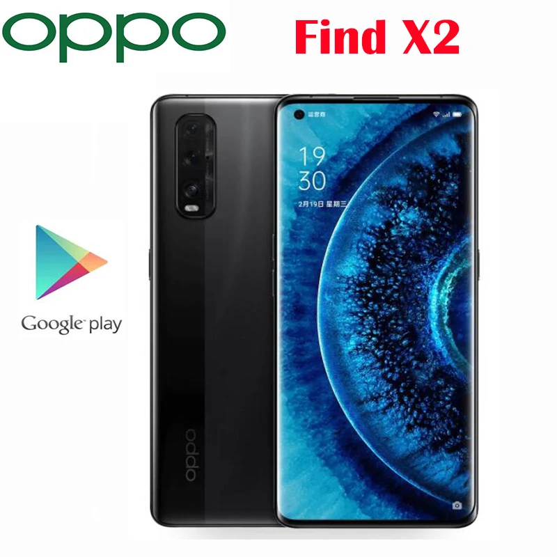 5G OPPO Find X2 мобильный телефон Snapdragon865 6 7 дюйма 3168x1440P 120 Гц OLED дисплей 65 Вт 48 МП 4200 мАч