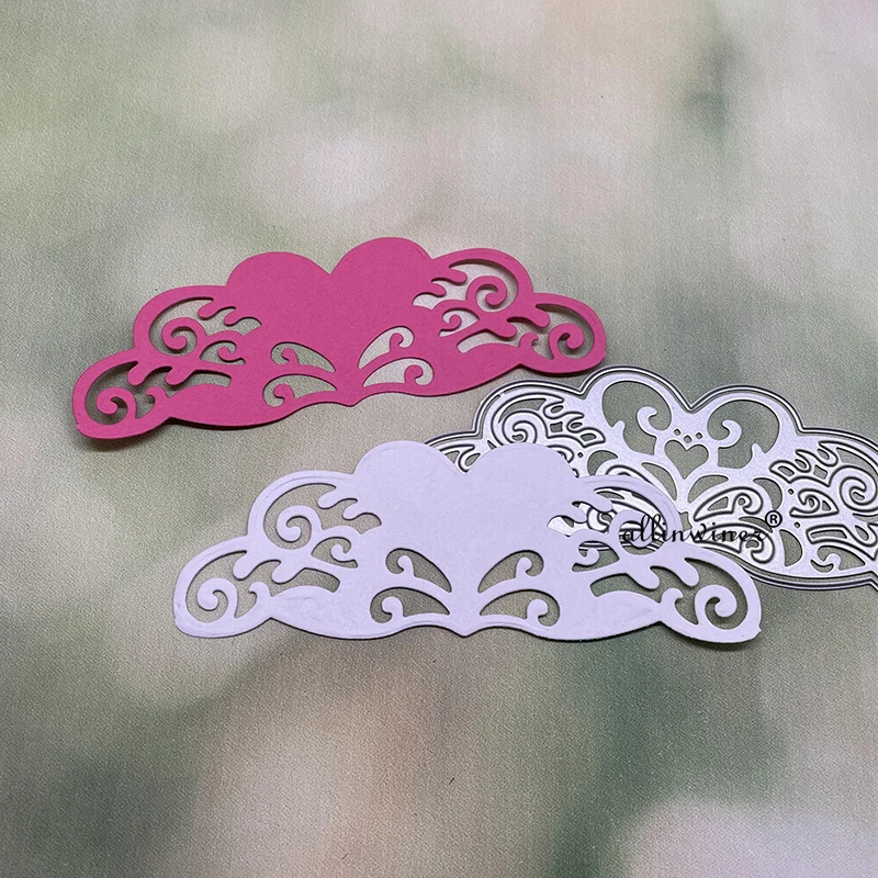 Новый цветочный кружевной кромкоободковый каркас для рукоделия металлическая