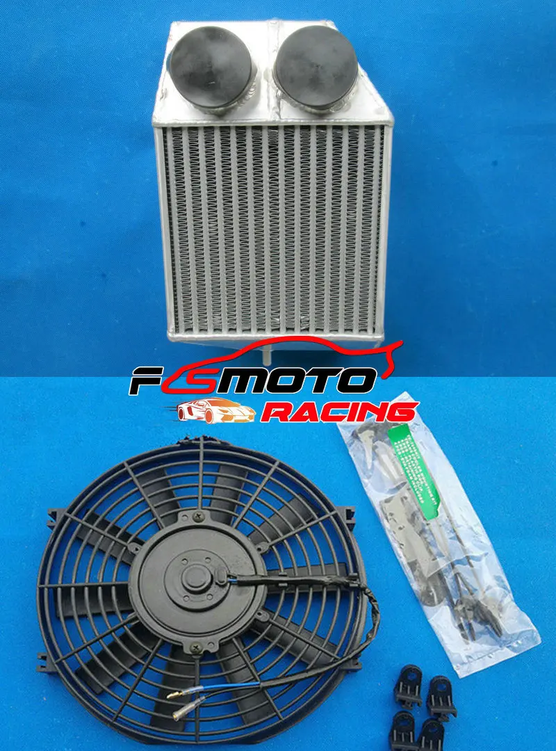 

Racing ALUMINUM INTERCOOLER + FAN FOR Renault 5 R5 GT turbo SUPER CAPACITY