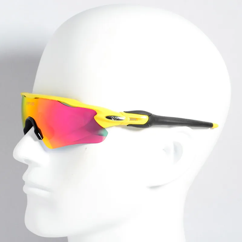 5 Lens Polarized Glasses Women Men Outdoor Sports Cycling Running sunglasses Bicycle MTB Eyewear Road Racing Bike Riding Goggle - Цвет: Polarized 5Lens