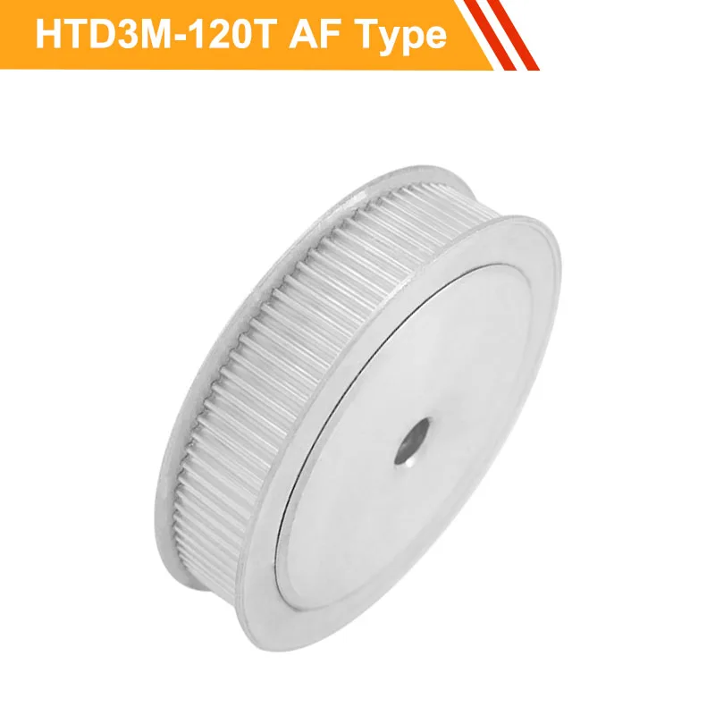 

HTD3M-120T Timing Belt Pulley 3M Type Toothed Pulley Wheel 16mm Width 8/10/12/14/15/19mm Bore Aluminum Alloy Transmission Pulley