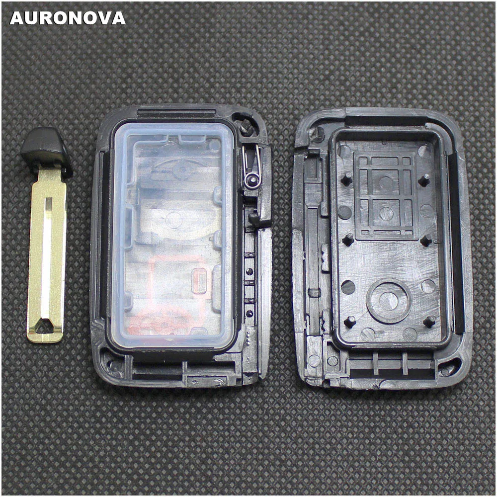 Auronnova новая Замена ключа без ключа для TOYOTA HIGHLANDER PRIUS C V RAV4 VENZA 2+ 1 кнопки дистанционный ключ-брелок от машины чехол