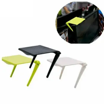 

New Adjustable Screen Shelf Storage Rack Clip Computer Table Desk Accessories
