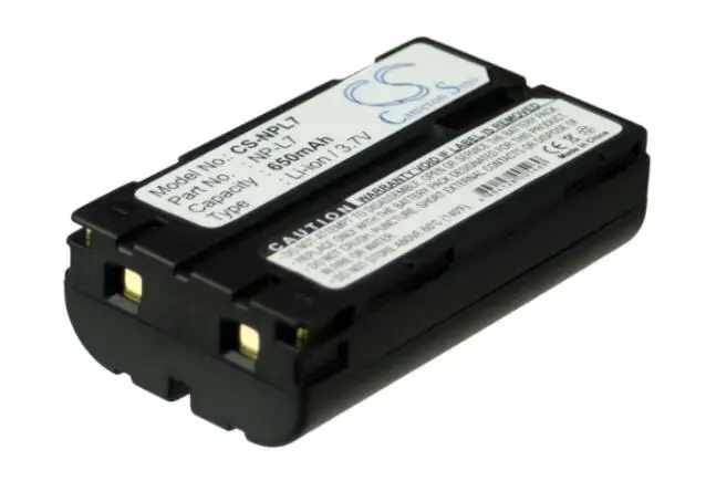 Cameron sino 650 мА/ч, Батарея для объектива с оптическими зумом CASIO QV3000-PROPACK QV-3EX QV-EX3 XV-3 NP-L7 Камера Батарея