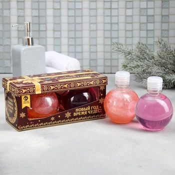 

Gift set " Happy New year!": bath foam, shower gel