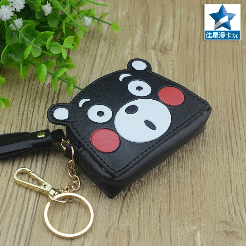 Kumamon, модный кошелек для монет в стиле аниме, Мультяшные сумки для мелочи, кошелек для монет, карт, ключей, для хранения, подарки на день рождения, Новинка