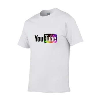 

New summer men's Hot 100% cotton Marshall t-shirt men's fashion print YouTube T-shirt hip hop Street t-shirt men's top size XXL